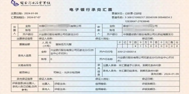 电子承兑要提前几天提示付款